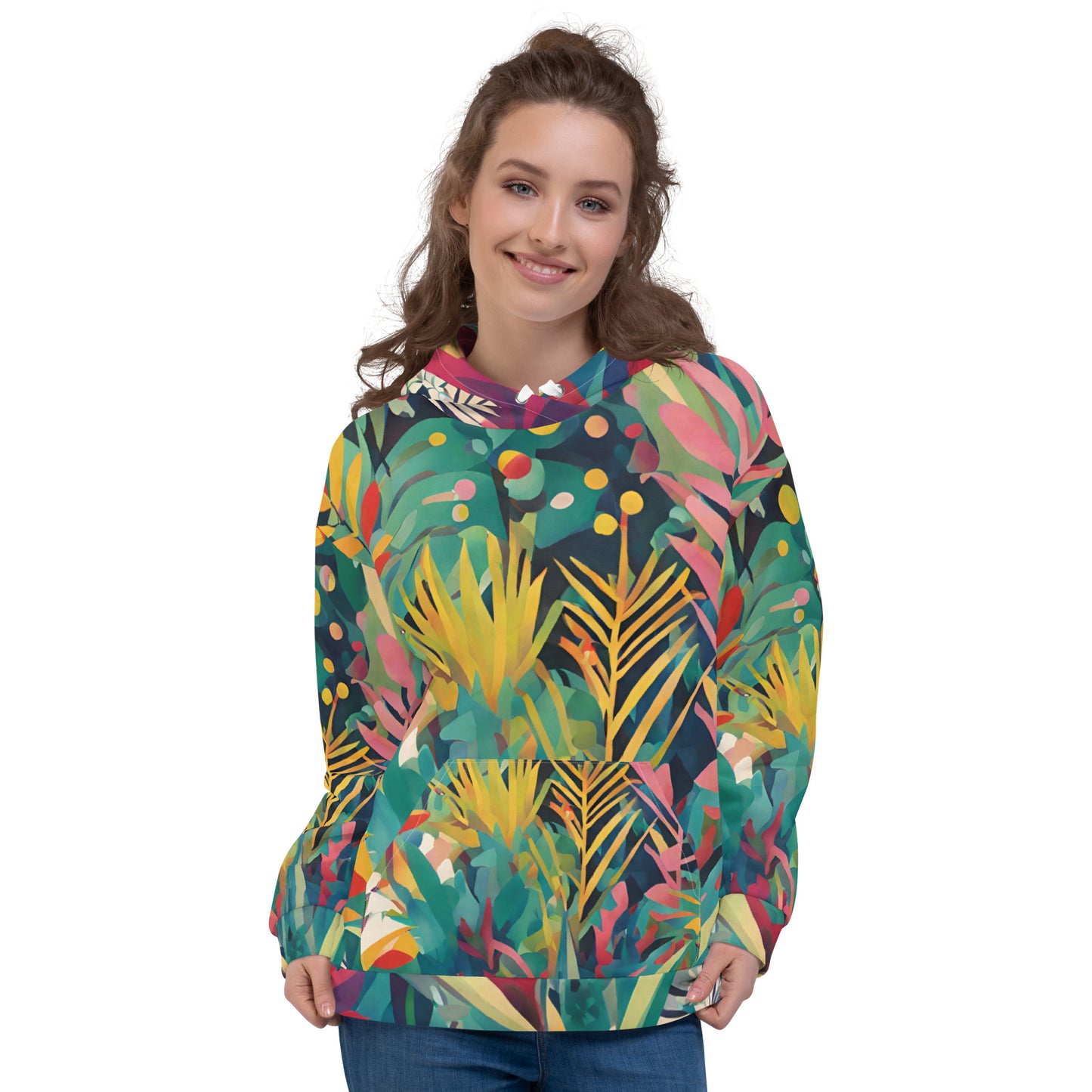 Unisex Hoodie - "Elegancia Tropical"