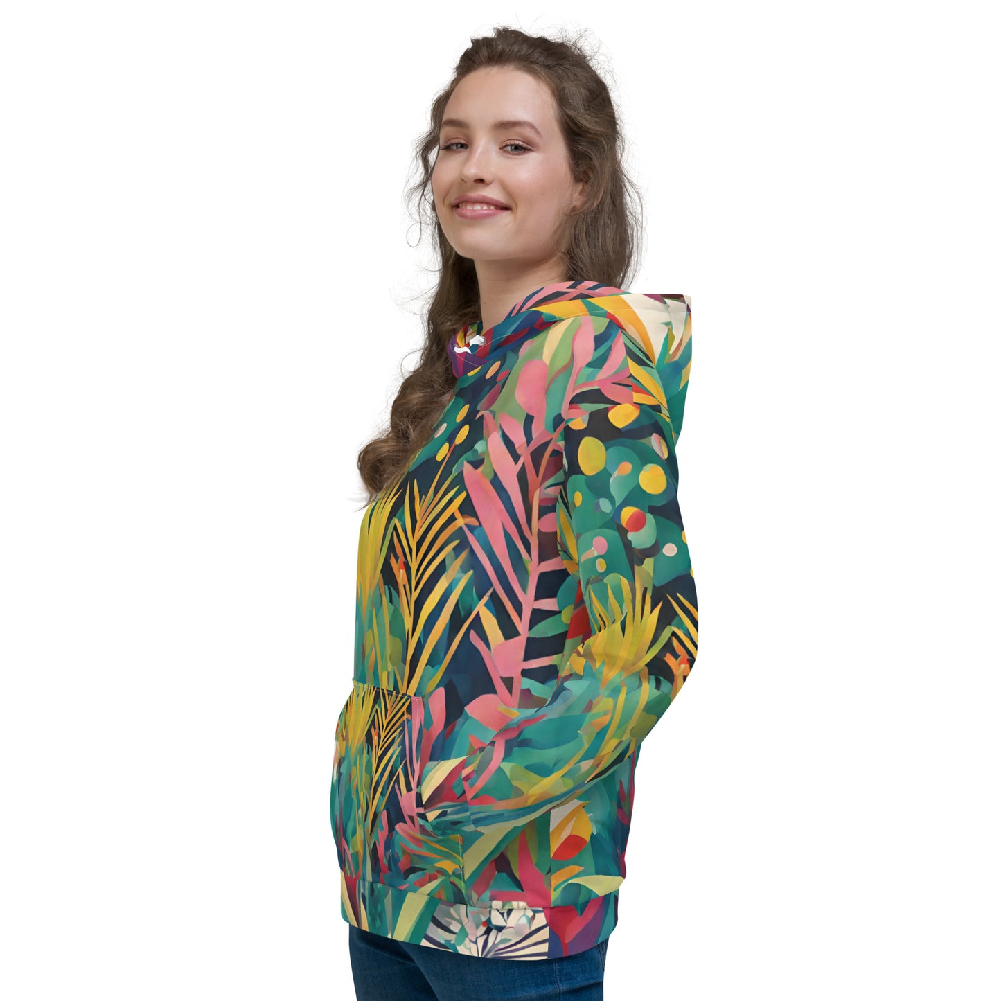 Unisex Hoodie - "Elegancia Tropical"