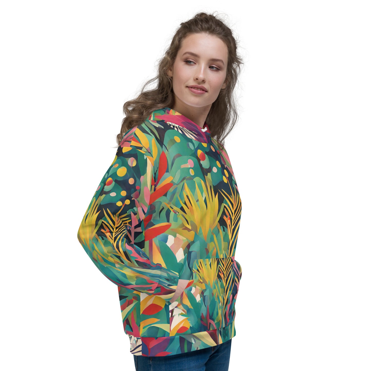 Unisex Hoodie - "Elegancia Tropical"