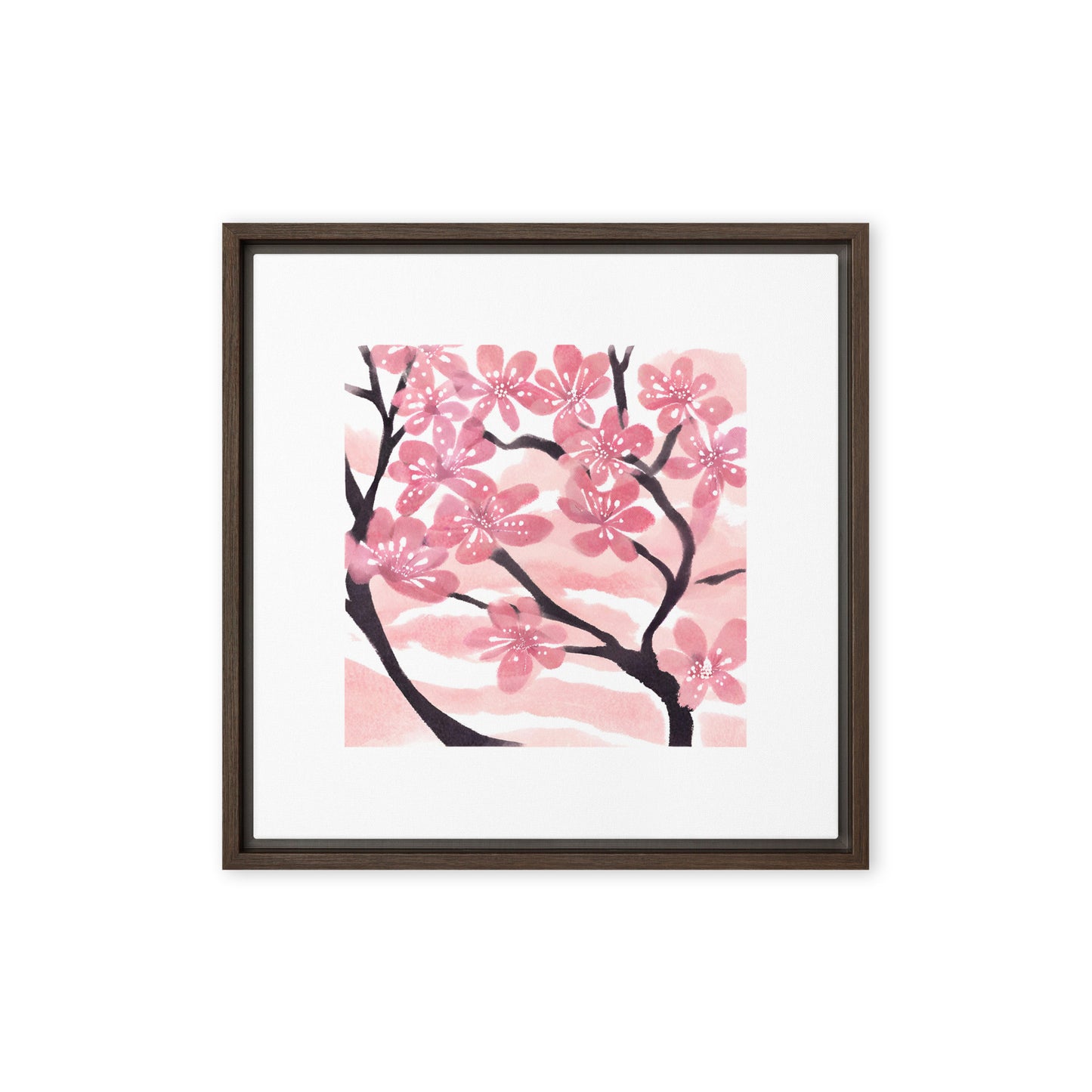 Cherry blossoms - Framed canvas