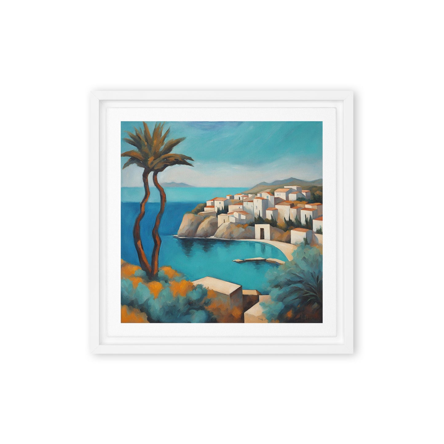 Costa Brava - Framed canvas