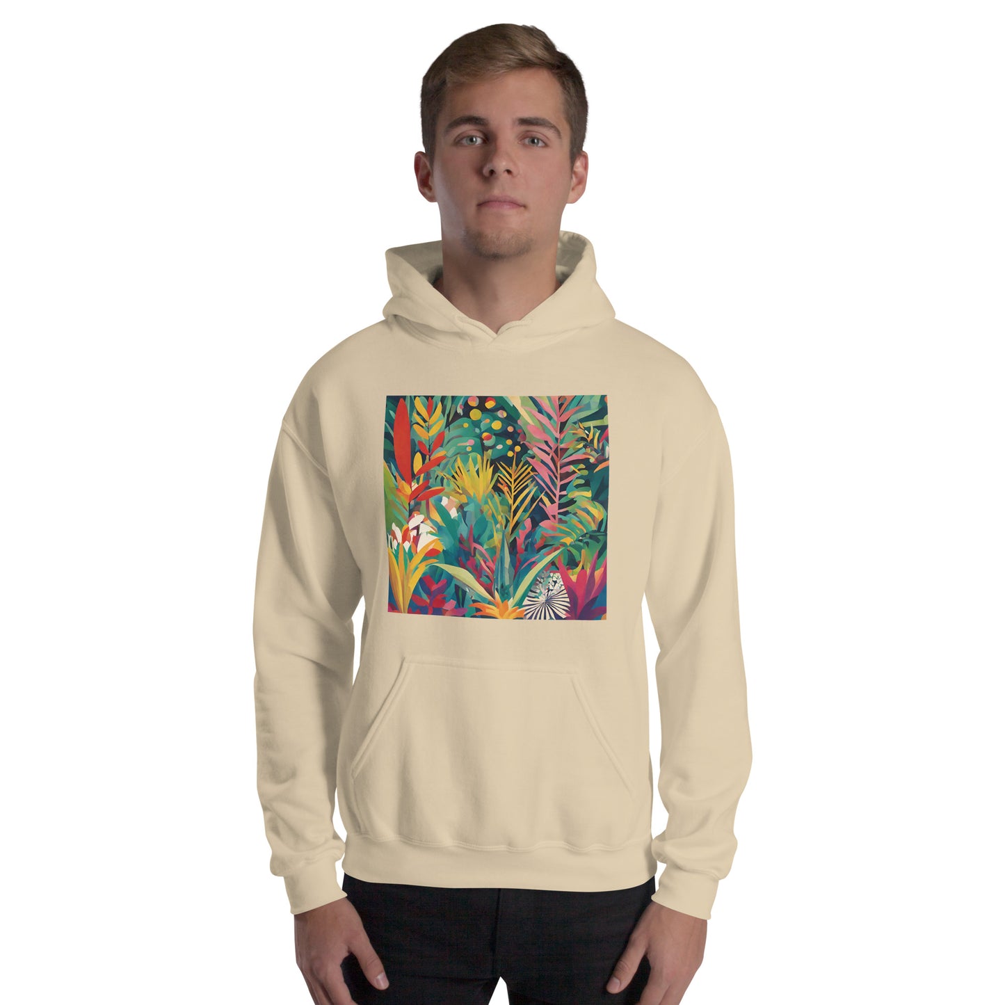 Unisex Hoodie - "Elegancia Tropical"